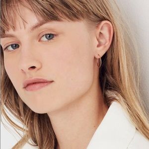 Madewell 14k gold filled hoops